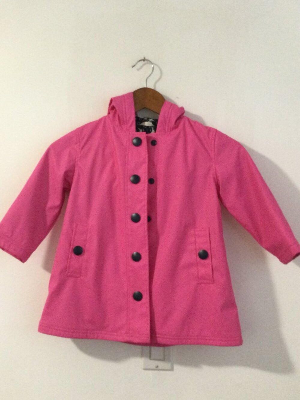 Hatley Girls' Classic Pink Splash Jacket / Raincoat Size 3
